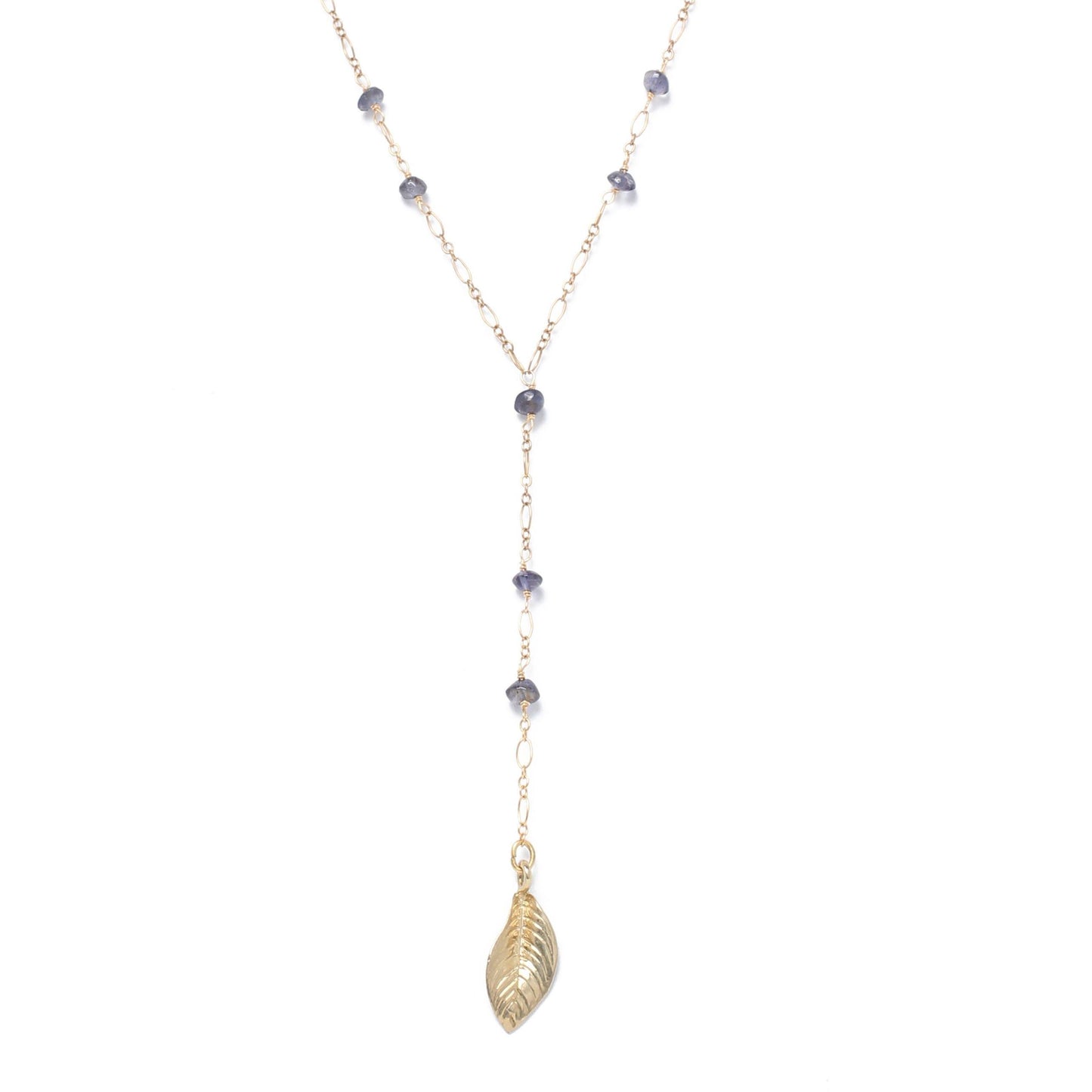 enchanted evening iolite y-necklace