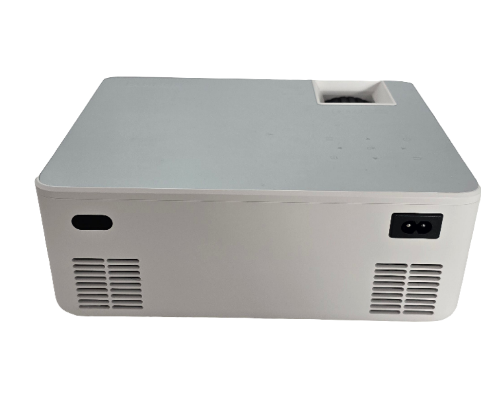 fangor f-506pro home theater projector - with case, remote, and manual