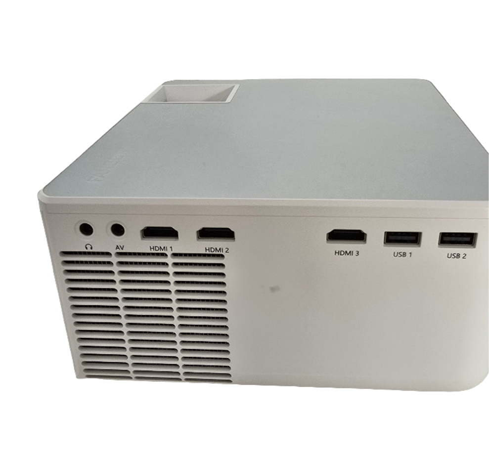 fangor f-506pro home theater projector - with case, remote, and manual