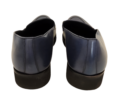 Adrian Jules Comfort Light Horsebit Loafers – Navy Blue (Size 12, Pre-Owned)