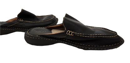 Born Men’s Leather Mules - Black - Size 10 / EU 44
