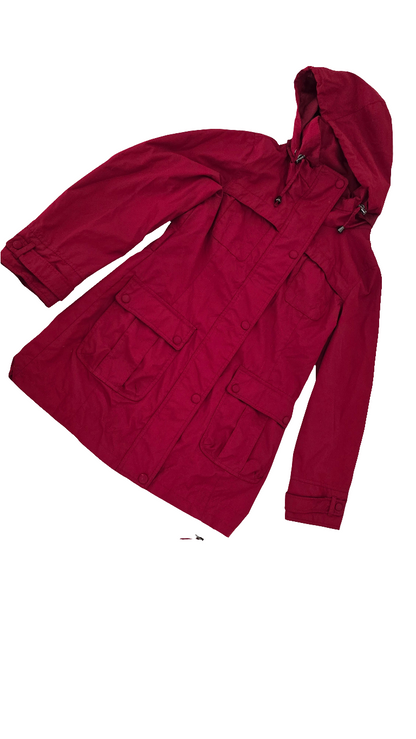 Lulu Bravo Utility Hooded Jacket - Red (Size S, Pre-Owned)