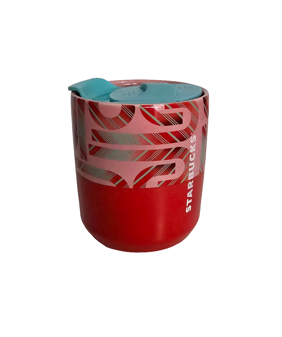 starbucks holiday 2020 ceramic cup with lid – 8oz / 236ml