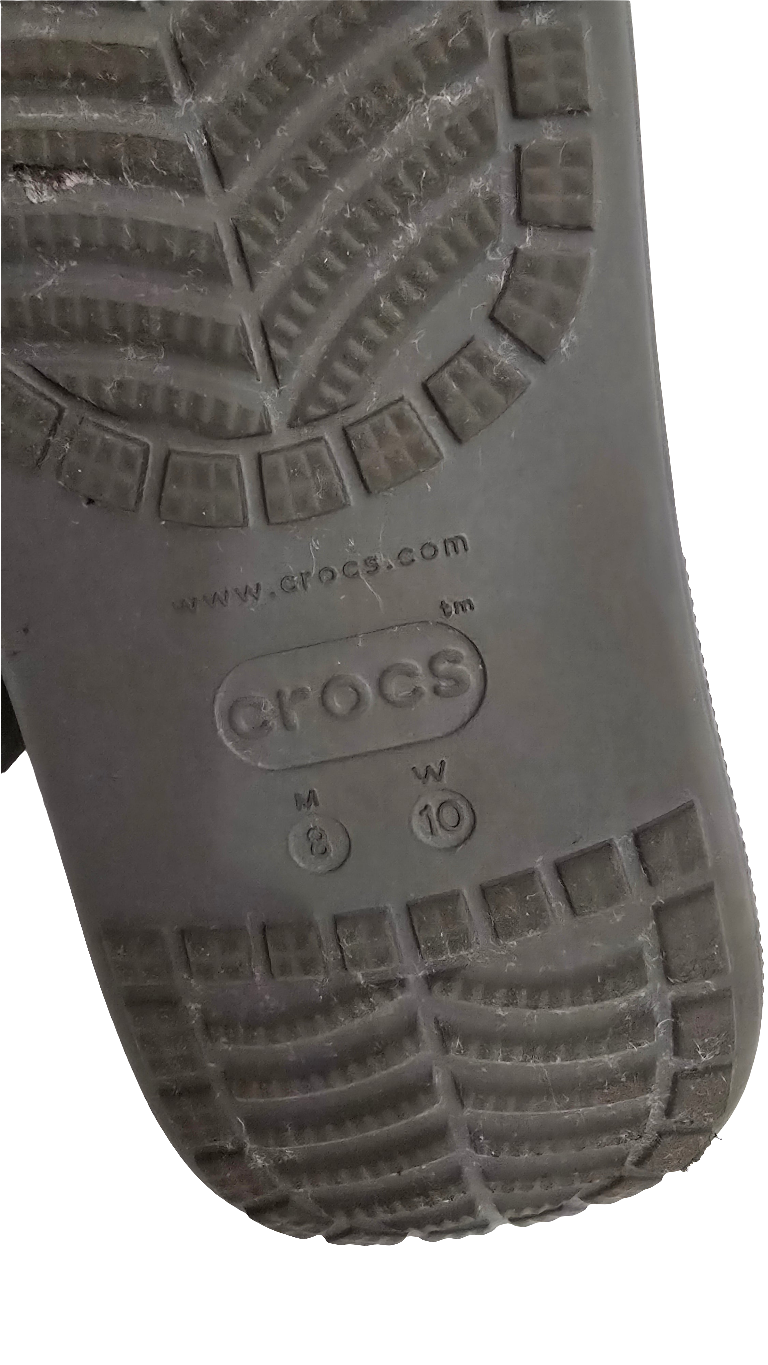 crocs classic bae clog black – women’s size 10 / men’s size 8