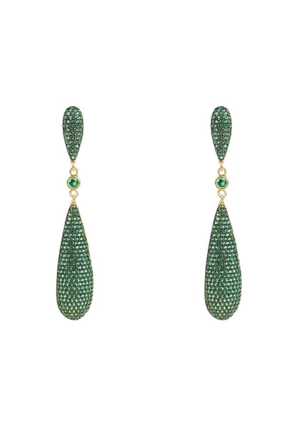 Emerald Isle Long Drop Earrings